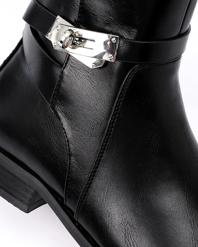 GPS-DVTH-045 Leather Ankle Boot