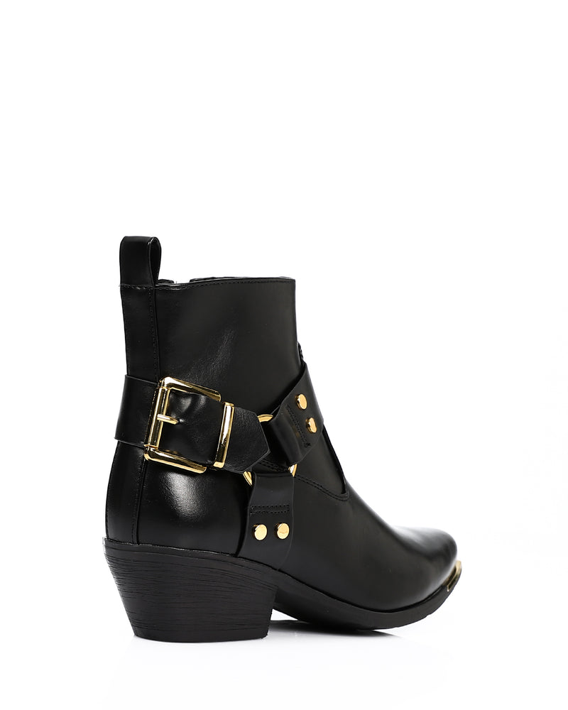 GPS-DVTV-003 Ankle Boots Chunky Mid Heel