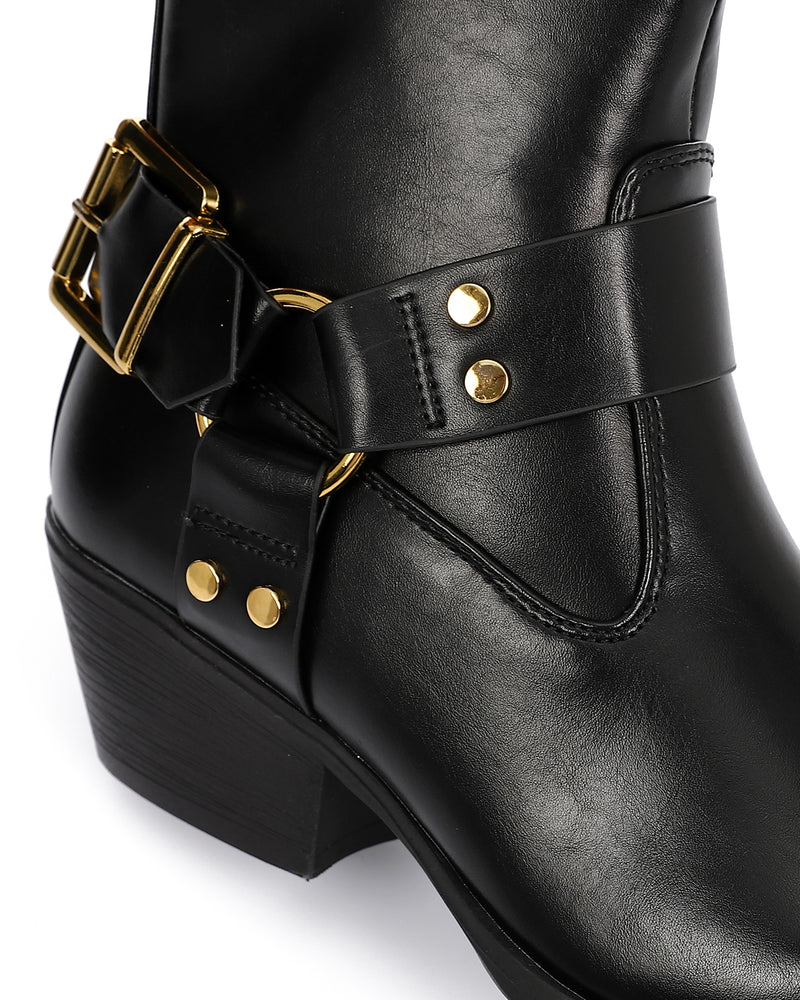 GPS-DVTV-003 Ankle Boots Chunky Mid Heel