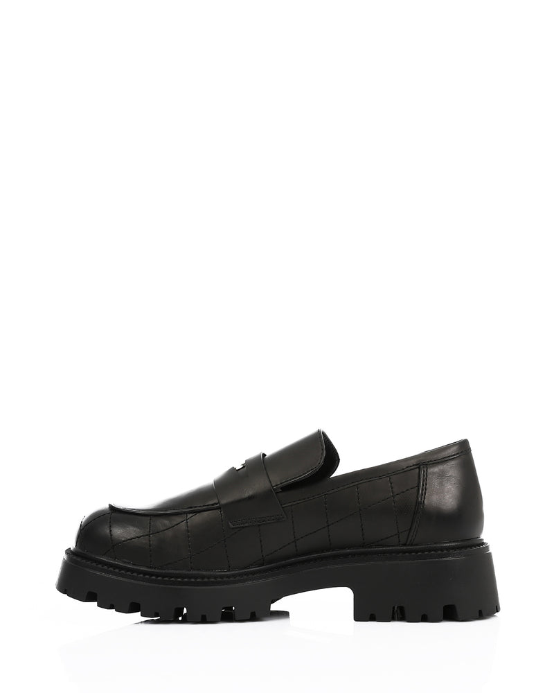 GPS-DVTV-007 Stiched Leather Flat Loafers