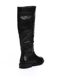 GPS-DVTV-010 Leather Laser Cut Boots