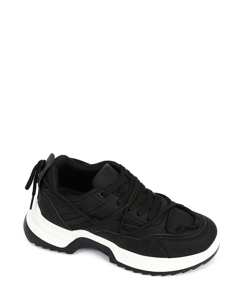 GPS-DVTV-035 Leather White Midsole Sneakers