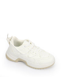 GPS-DVTV-035 Leather White Midsole Sneakers