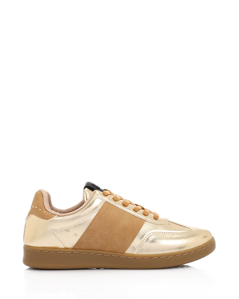 GPS-DVTV-039 Stiched Touch Of Gold Sneakers