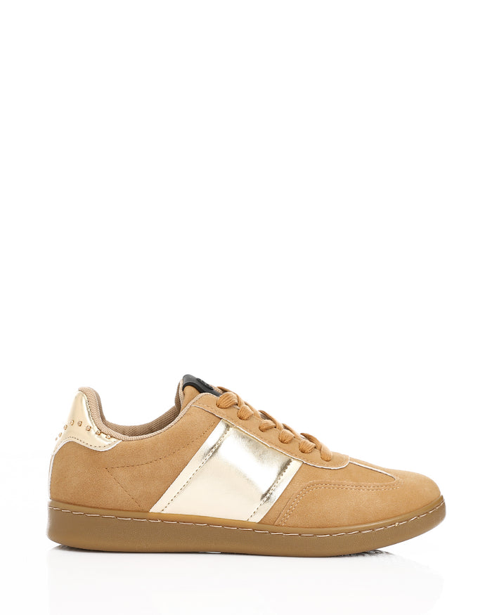 GPS-DVTV-039 Stiched Touch Of Gold Sneakers