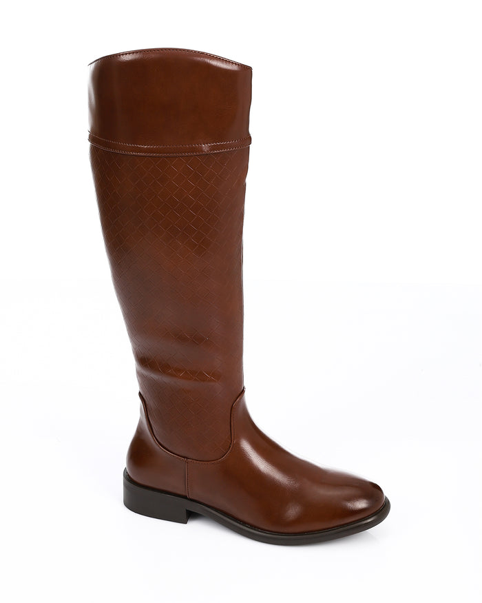 GPS-DVTV-041 Square Pattern Texture Boots