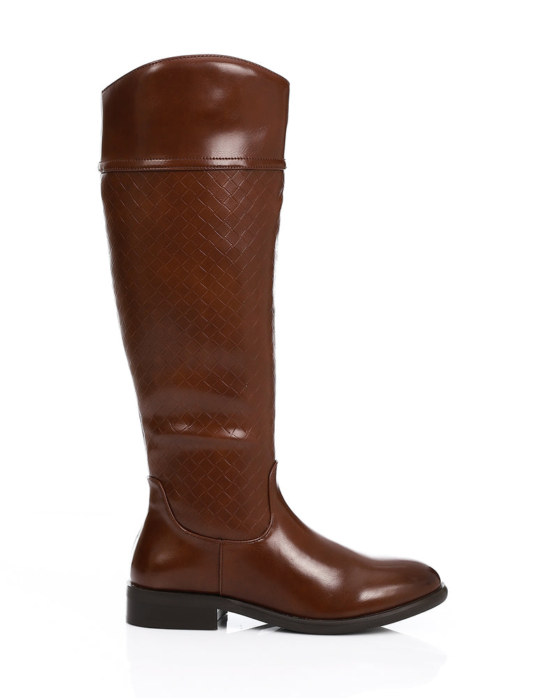 GPS-DVTV-041 Square Pattern Texture Boots