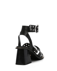 JAL-DJTF-008 Studs Heeled Buckle Sandals