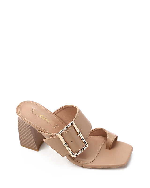 JAL-DJTF-010 Heeled Ring Toe Slippers BLACK 41 - Main Image