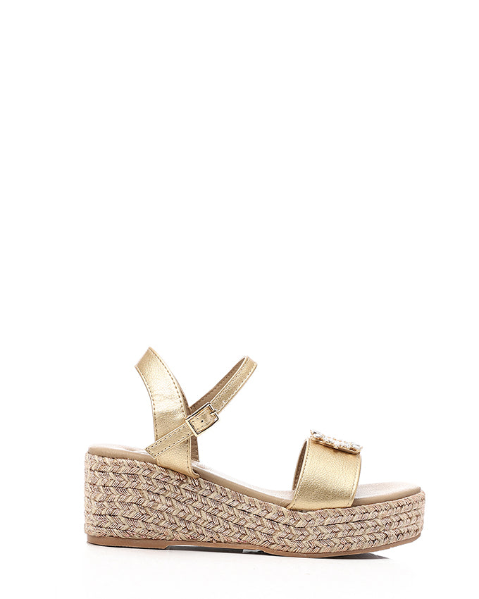 Platform Miss Selfridge Gold Sandals Keoni Women's Gold Wedge