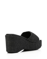 JAL-DJTF-017 Gold Heeled Simple Slippers