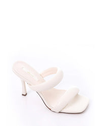 JAL-DJTF-020 Slip On Double Strapped Heeled Slipper