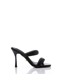 JAL-DJTF-020 Slip On Double Strapped Heeled Slipper