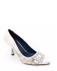 JAL-DJTF-027 Paint Stain Slip On Pumps