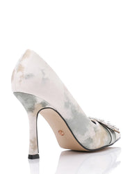JAL-DJTF-027 Paint Stain Slip On Pumps