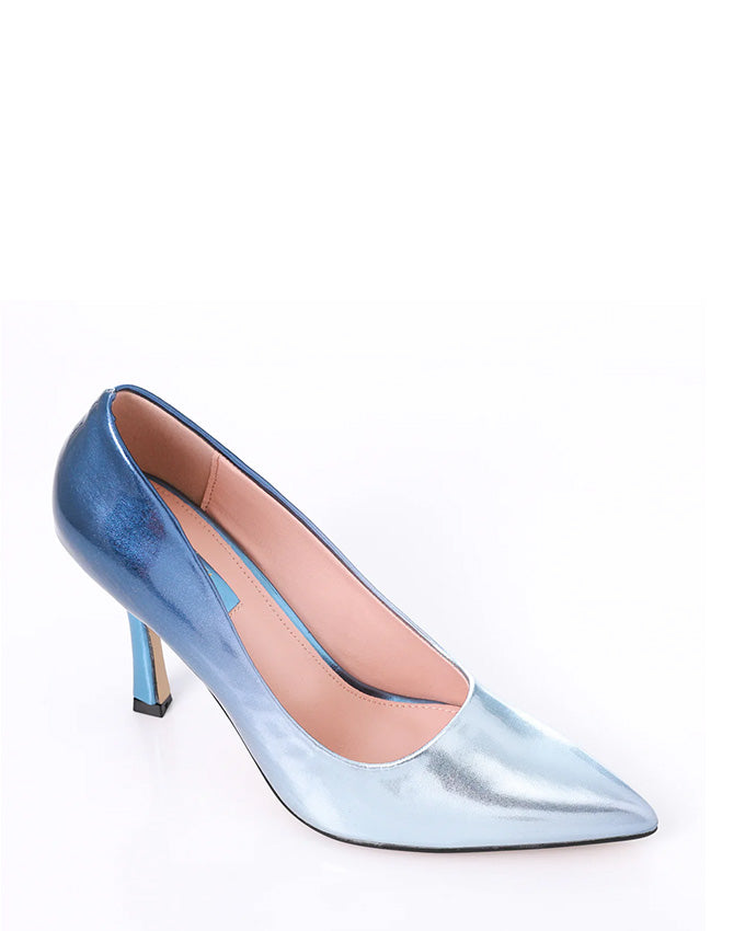 JAL-DJTF-029 Gradient Shades Slip On Pointed Toecap Pumps