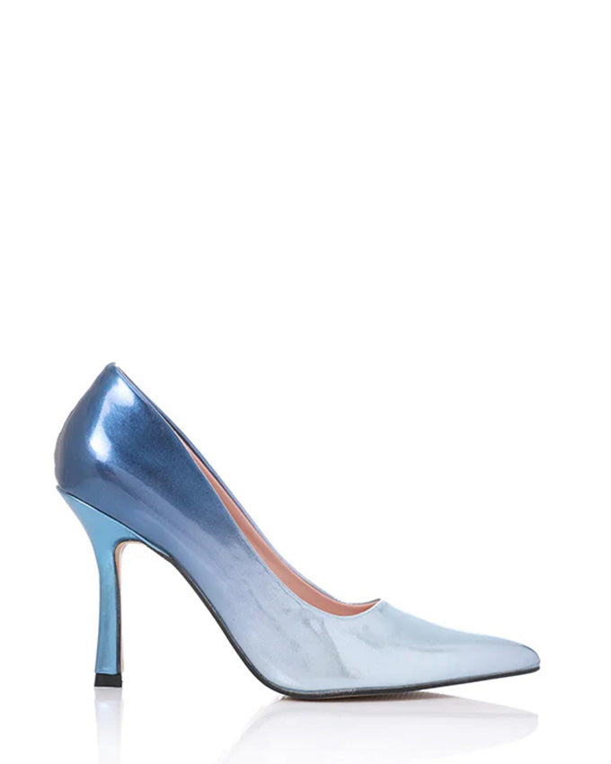 JAL-DJTF-029 Gradient Shades Slip On Pointed Toecap Pumps