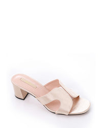 JAL-DJTF-031 Reptile Pattern Slip On Heeled Slippers