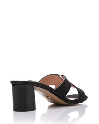 JAL-DJTF-031 Reptile Pattern Slip On Heeled Slippers