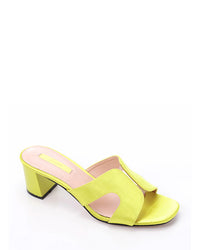 JAL-DJTF-031 Reptile Pattern Slip On Heeled Slippers