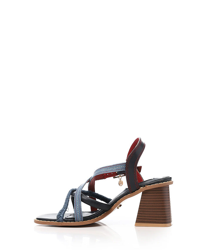 JAL-DJTF-052 Multi-Straps Heeled Sandals CAMEL 411