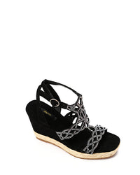 JAL-DJTF-054 Classic Suede Heeled Wedge