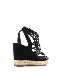 JAL-DJTF-054 Classic Suede Heeled Wedge