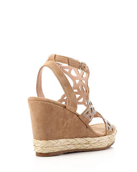 JAL-DJTF-054 Classic Suede Heeled Wedge