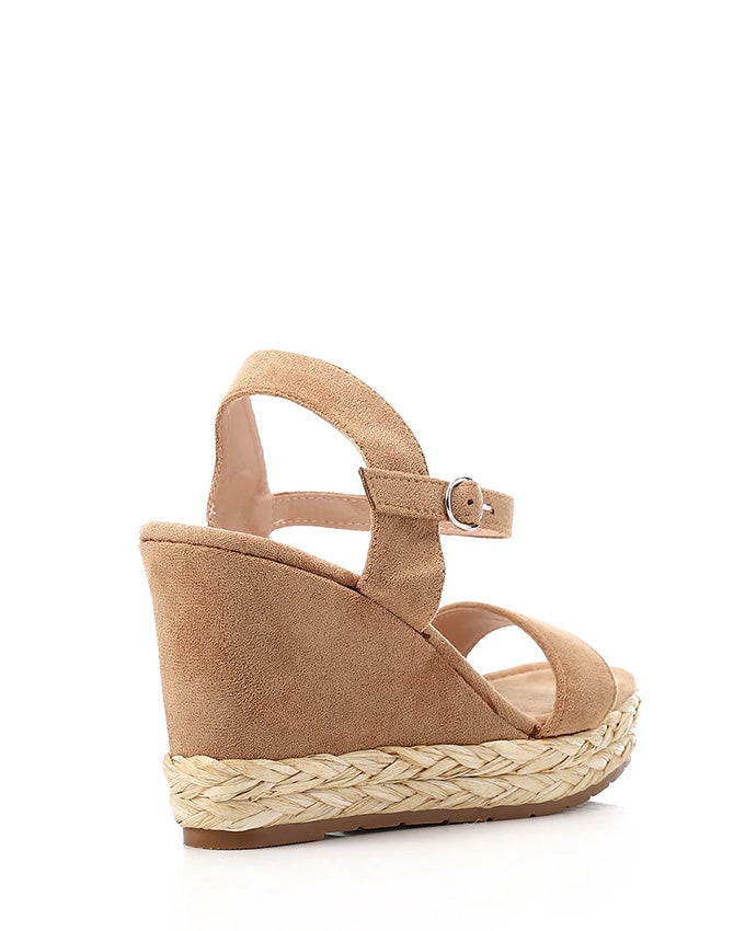 JAL-DJTF-055 Suede Classic Heeled Wedge