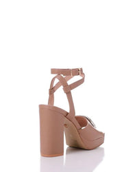 JAL-DJTF-056 Buckle Closure Heeled Sandals