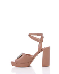 JAL-DJTF-056 Buckle Closure Heeled Sandals
