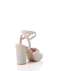 JAL-DJTF-056 Buckle Closure Heeled Sandals