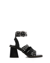 JAL-DJTF-008 Studs Heeled Buckle Sandals