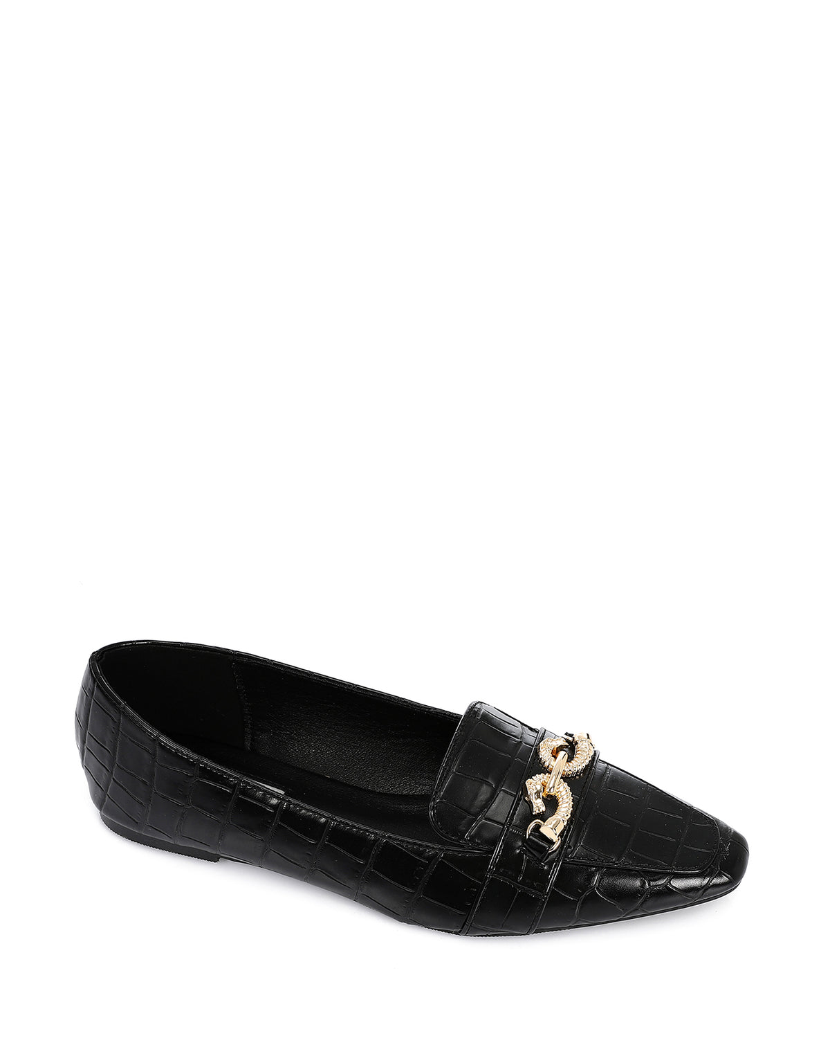 JAL-DVTV-001 Toe Cap Leather Snake Flat