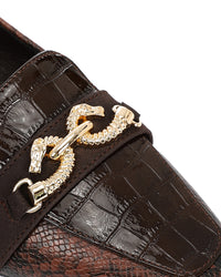 JAL-DVTV-001 Toe Cap Leather Snake Flat