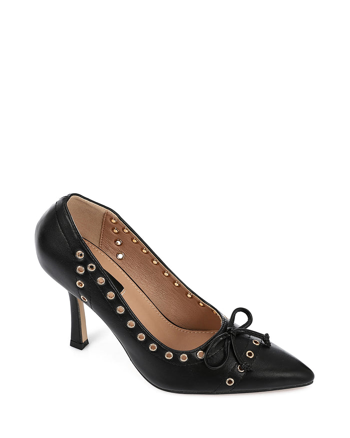 JAL-DVTV-006 Perforated Leather Pumps