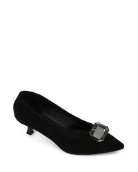 JAL-DVTV-009 Diamond Crystal Toe Cap Heels