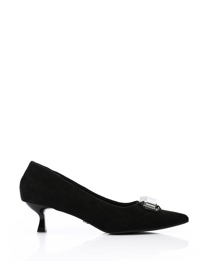 JAL-DVTV-009 Diamond Crystal Toe Cap Heels