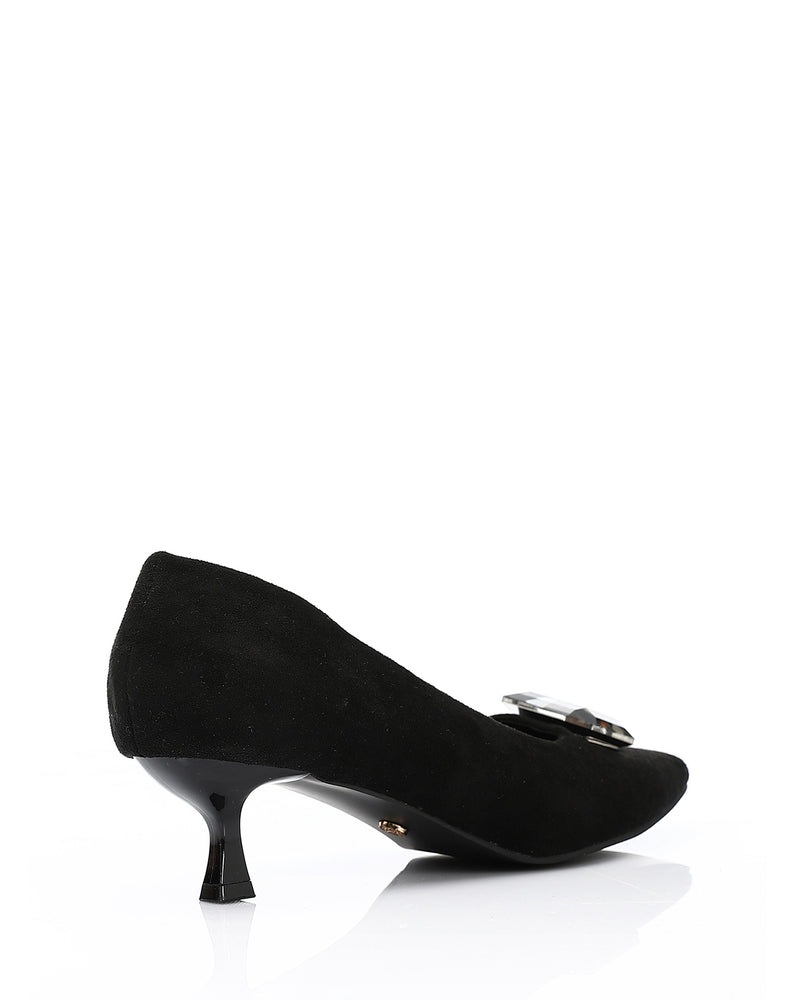 JAL-DVTV-009 Diamond Crystal Toe Cap Heels