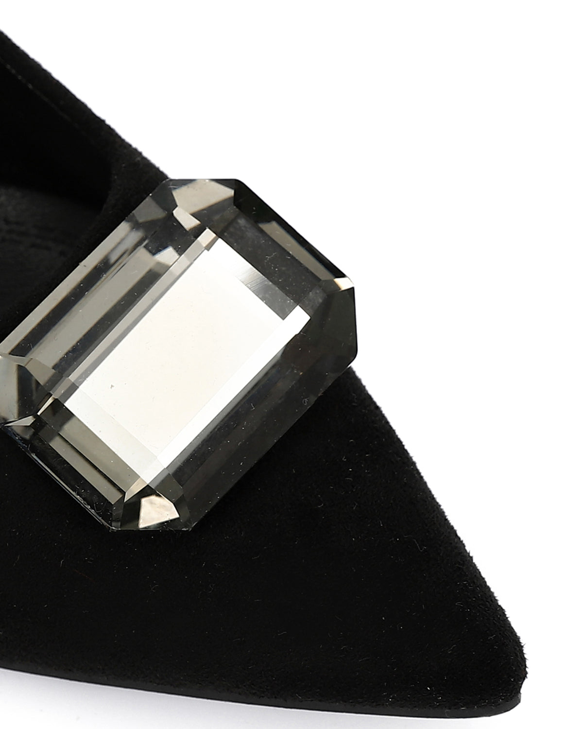JAL-DVTV-009 Diamond Crystal Toe Cap Heels