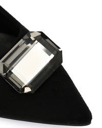 JAL-DVTV-009 Diamond Crystal Toe Cap Heels