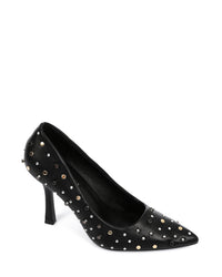 JAL-DVTV-020 Studded Heeled Pumps