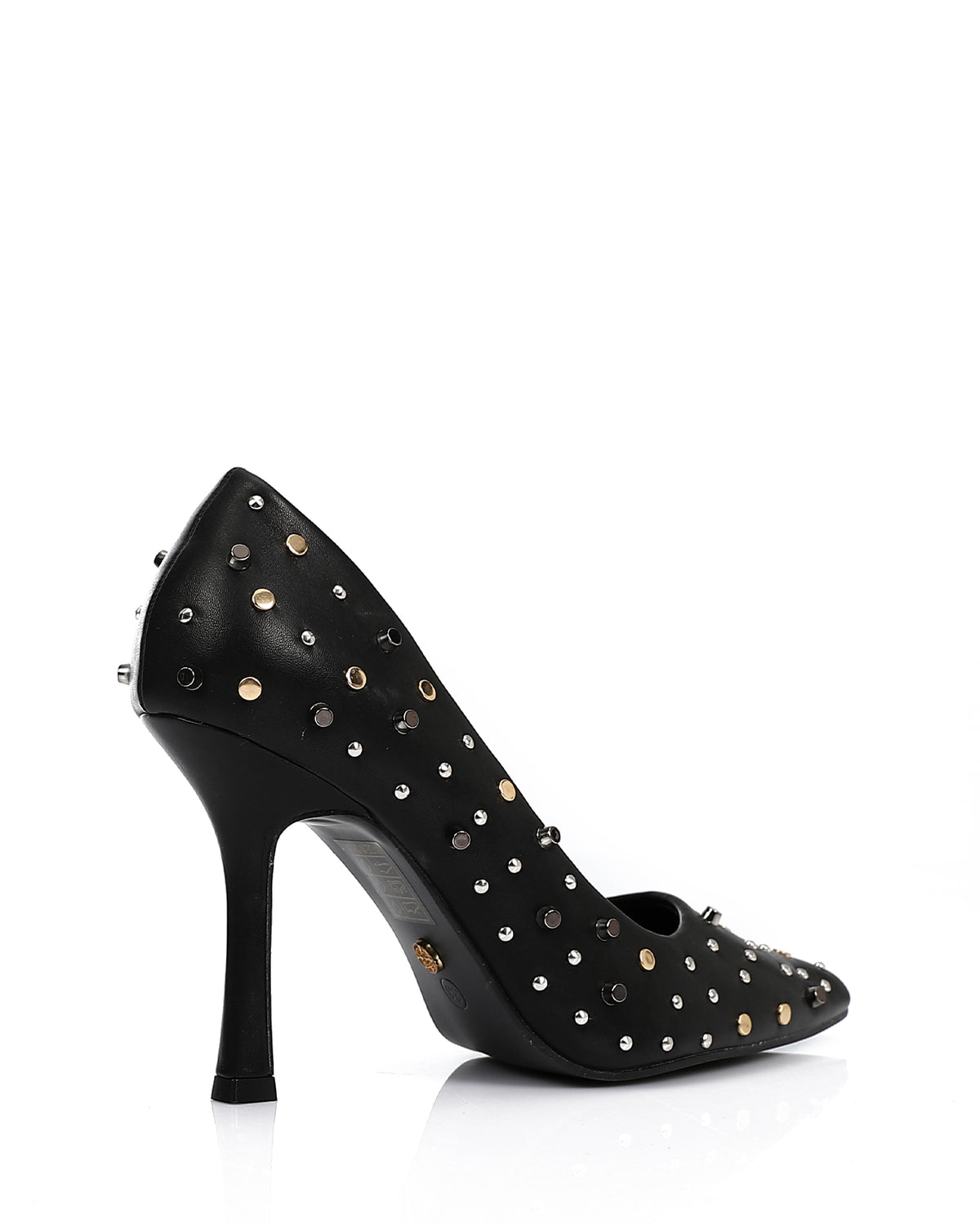 JAL-DVTV-020 Studded Heeled Pumps