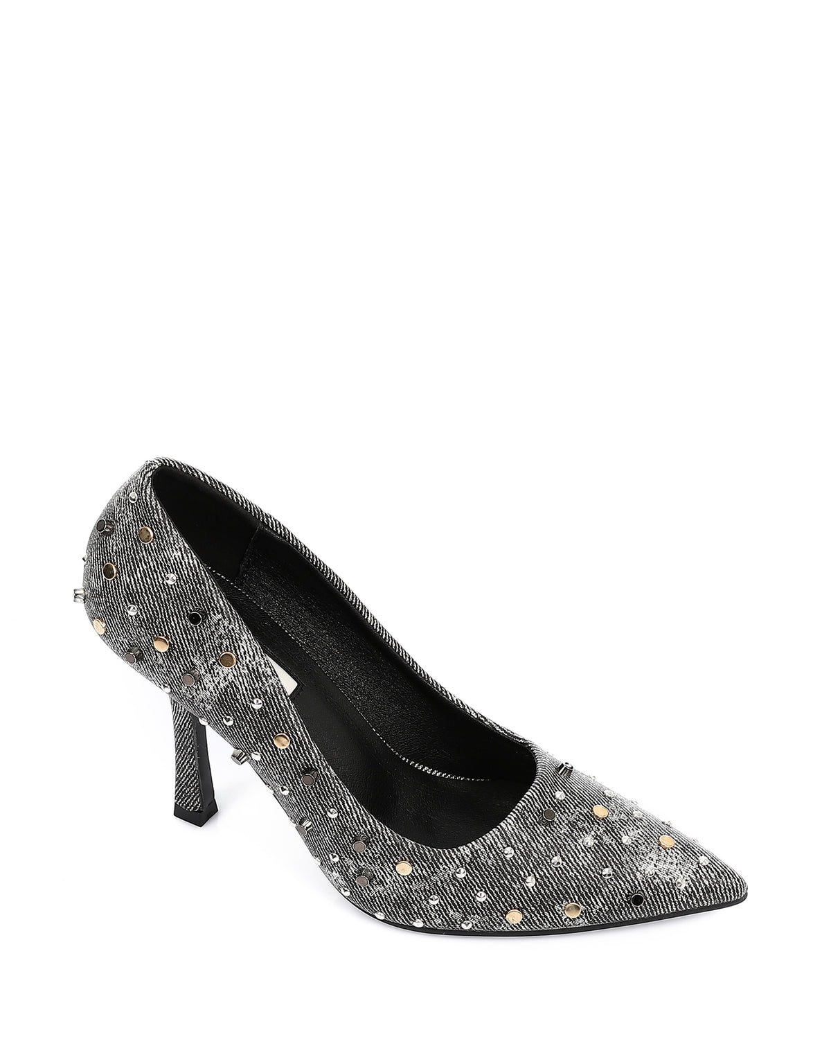 JAL-DVTV-020 Studded Heeled Pumps