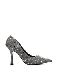 JAL-DVTV-020 Studded Heeled Pumps