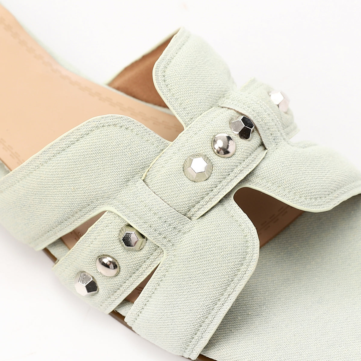 JSP-DJTF-002 Studded Casual Flat Slipper
