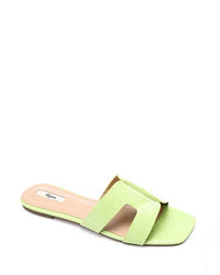 JSP-DJTF-003 Leather Flat Slippers
