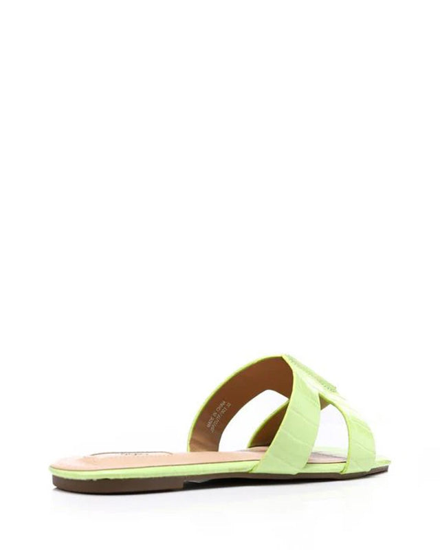 JSP-DJTF-003 Leather Flat Slippers