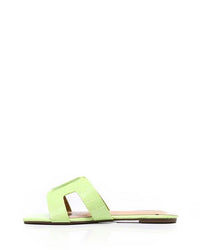 JSP-DJTF-003 Leather Flat Slippers