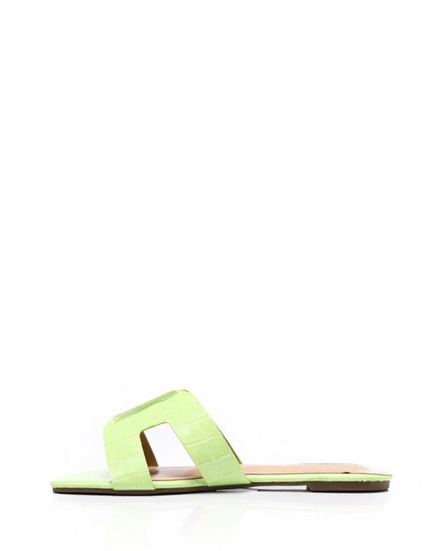 JSP-DJTF-003 Leather Flat Slippers